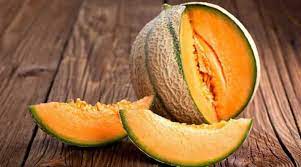 Un melon coupé en deux
